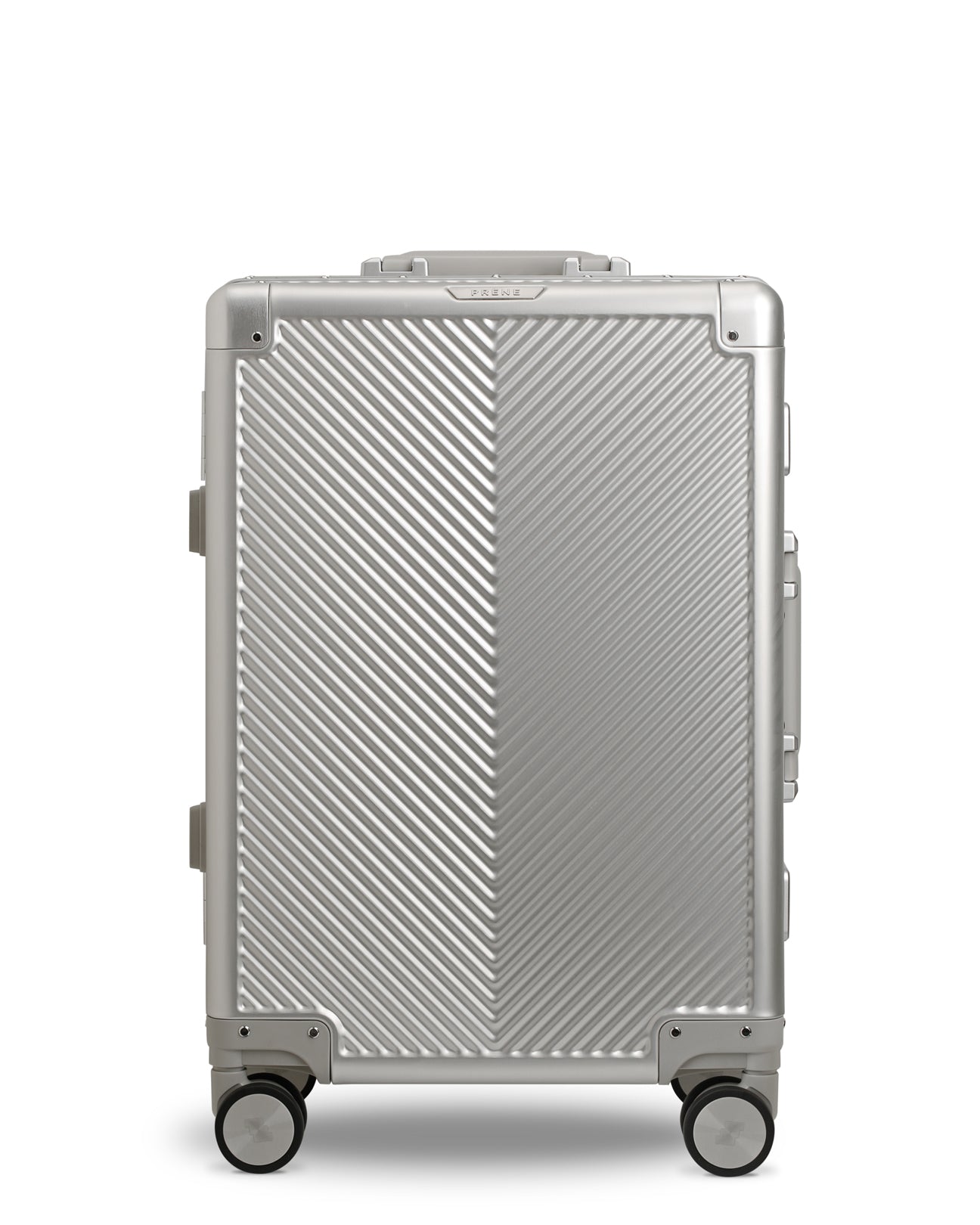 Prene Air Luggage SILVER Compact 20 Aluminium Suitcase