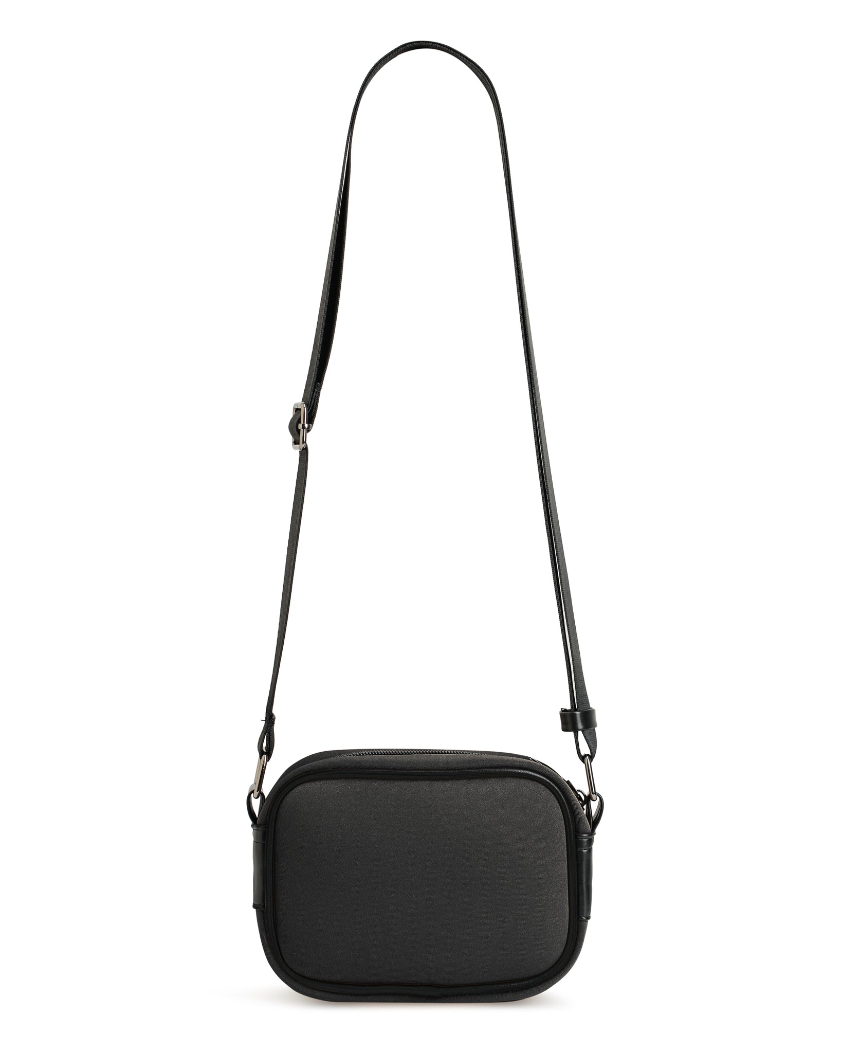 The Perry Bag (BLACK) Neoprene Crossbody Bag