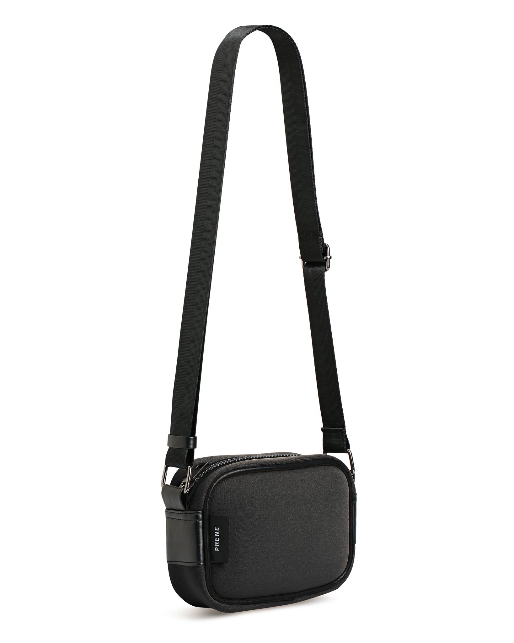 The Perry Bag (BLACK) Neoprene Crossbody Bag