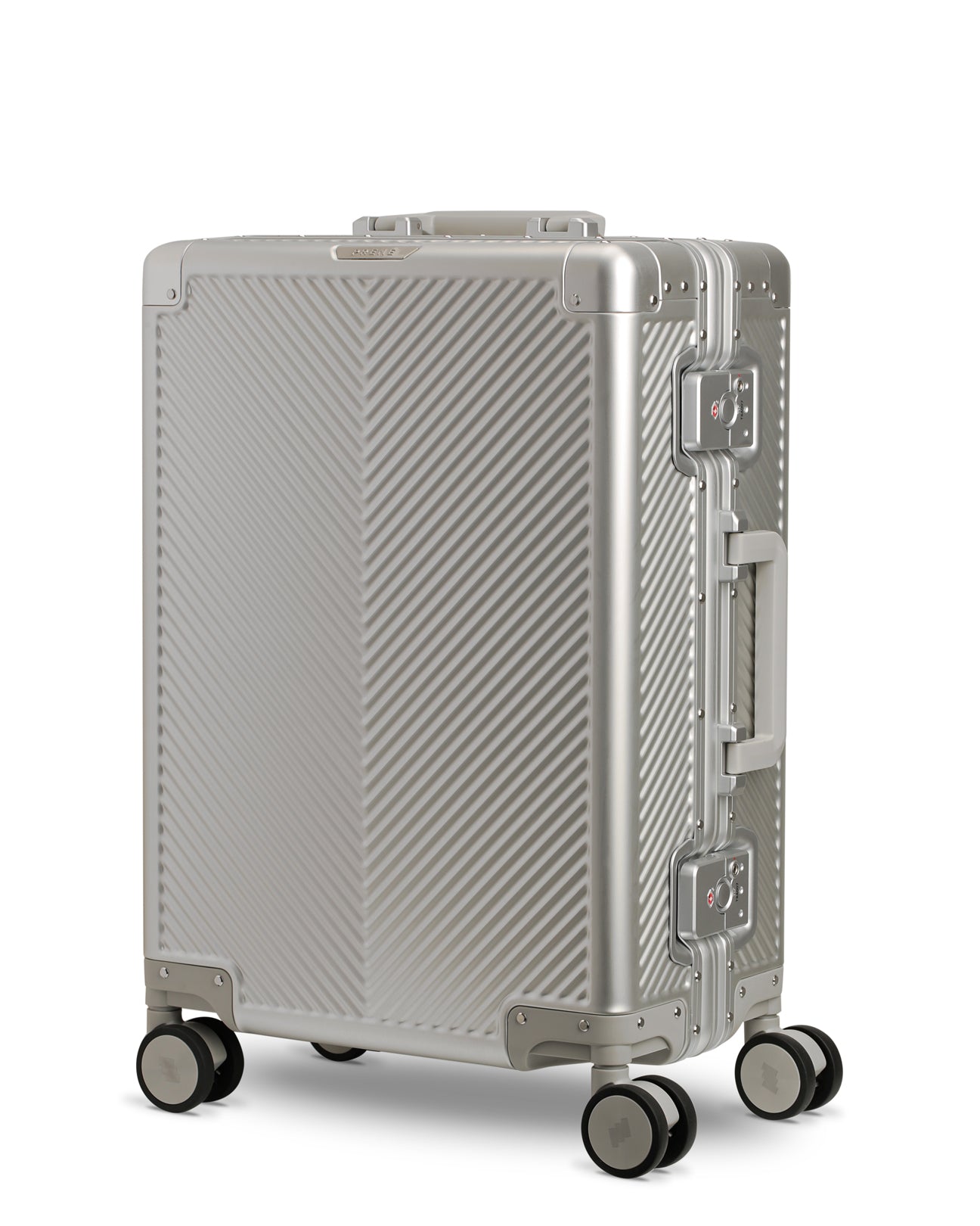 Prene Air Luggage (SILVER) Compact 20" Aluminium Suitcase