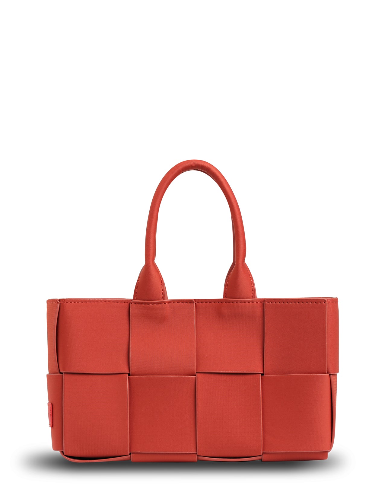 The Martini Bag (CHILLI RED) Woven Neoprene Mini Tote/Crossbody Bag