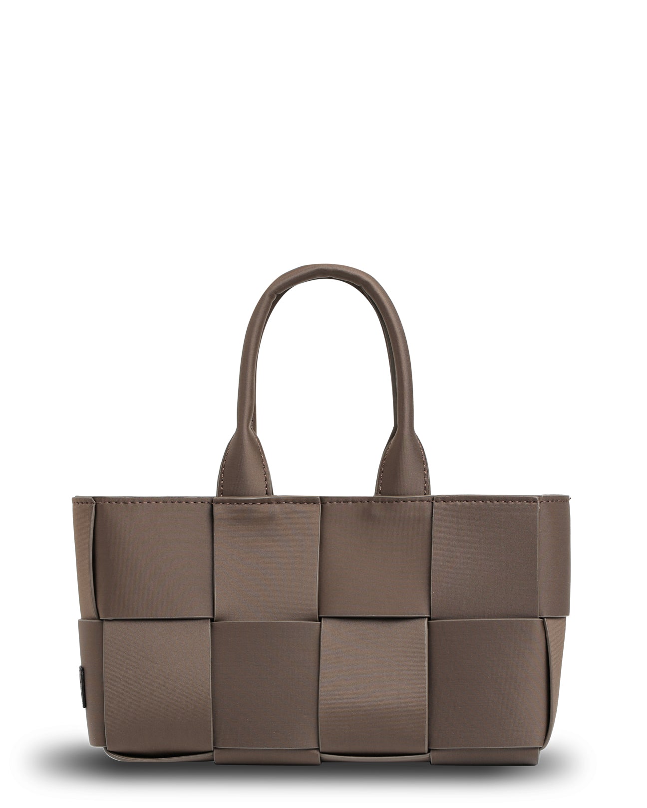 The Martini Bag (COCOA) Woven Neoprene Mini Tote/Crossbody Bag