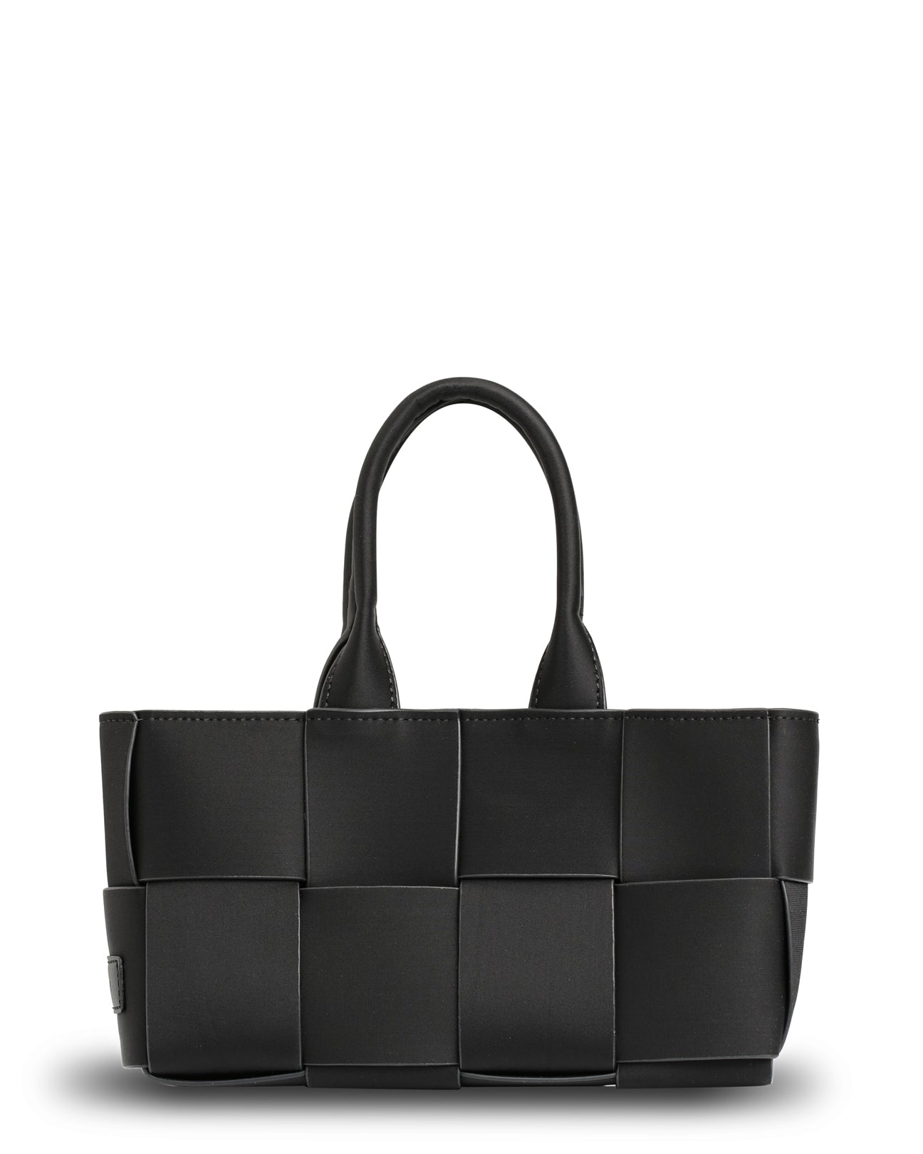 The Martini Bag (BLACK) Woven Neoprene Mini Tote/Crossbody Bag