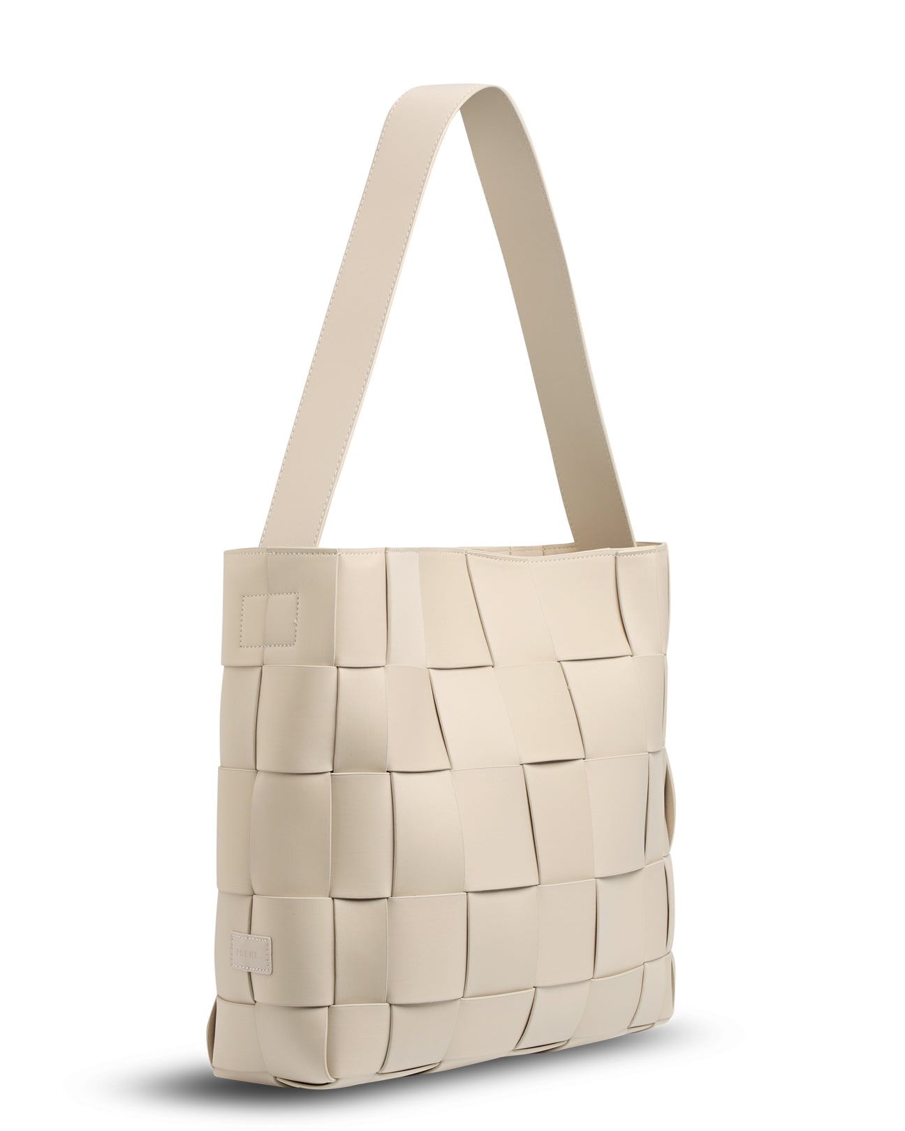 The Scarlett Bag (BUFF BEIGE) Woven Neoprene Everyday Shoulder Bag