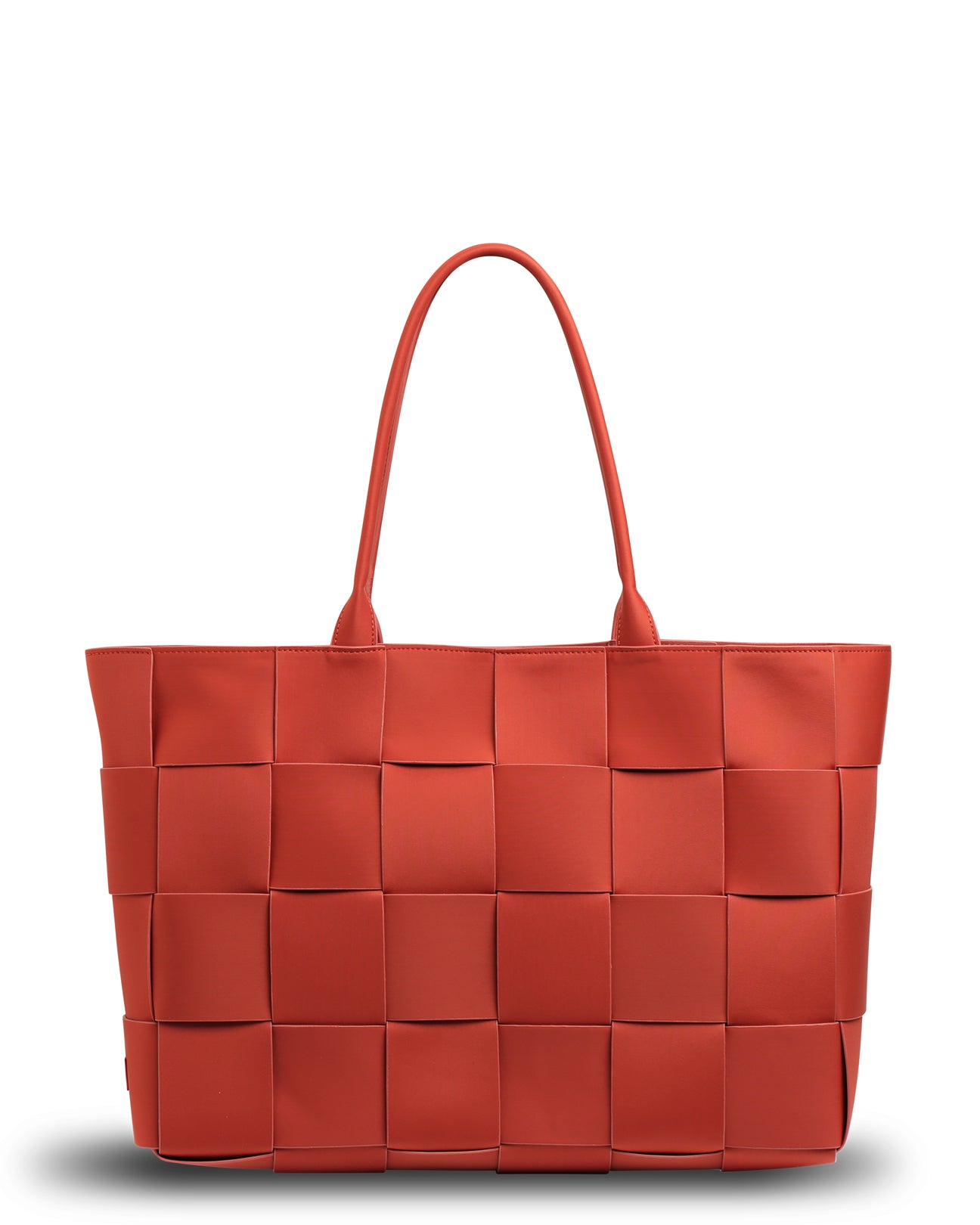 The Holiday Bag (CHILLI RED) Woven Neoprene Large Tote Bag