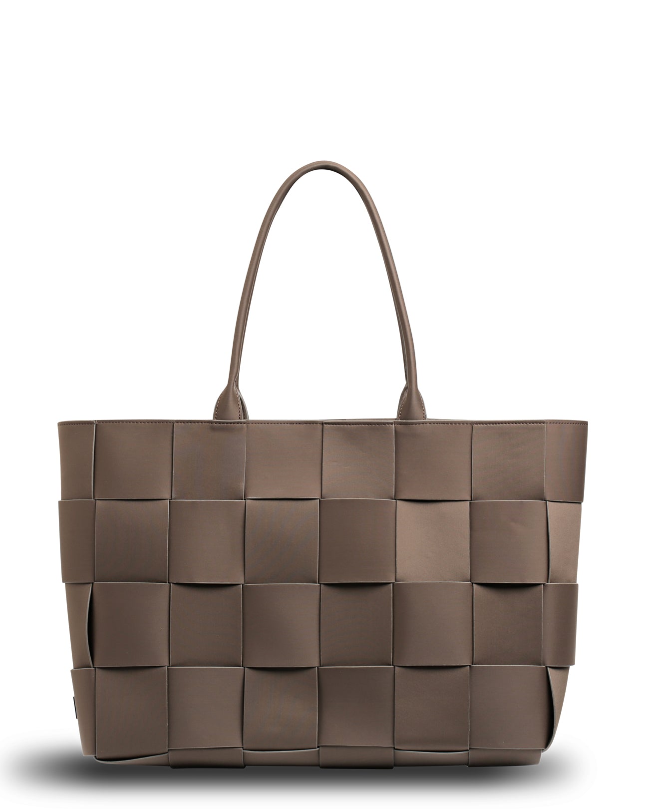 The Holiday Bag (COCOA) Woven Neoprene Large Tote Bag