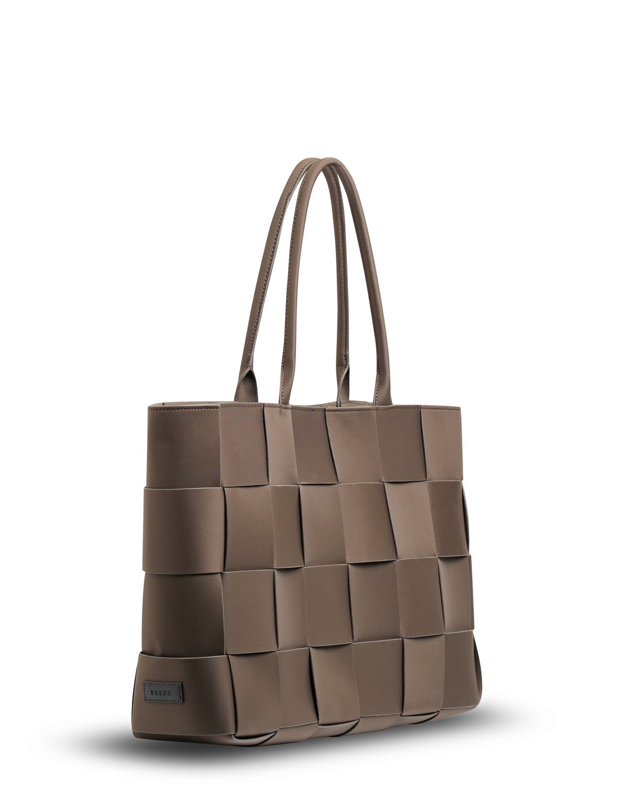 The Holiday Bag (COCOA) Woven Neoprene Large Tote Bag