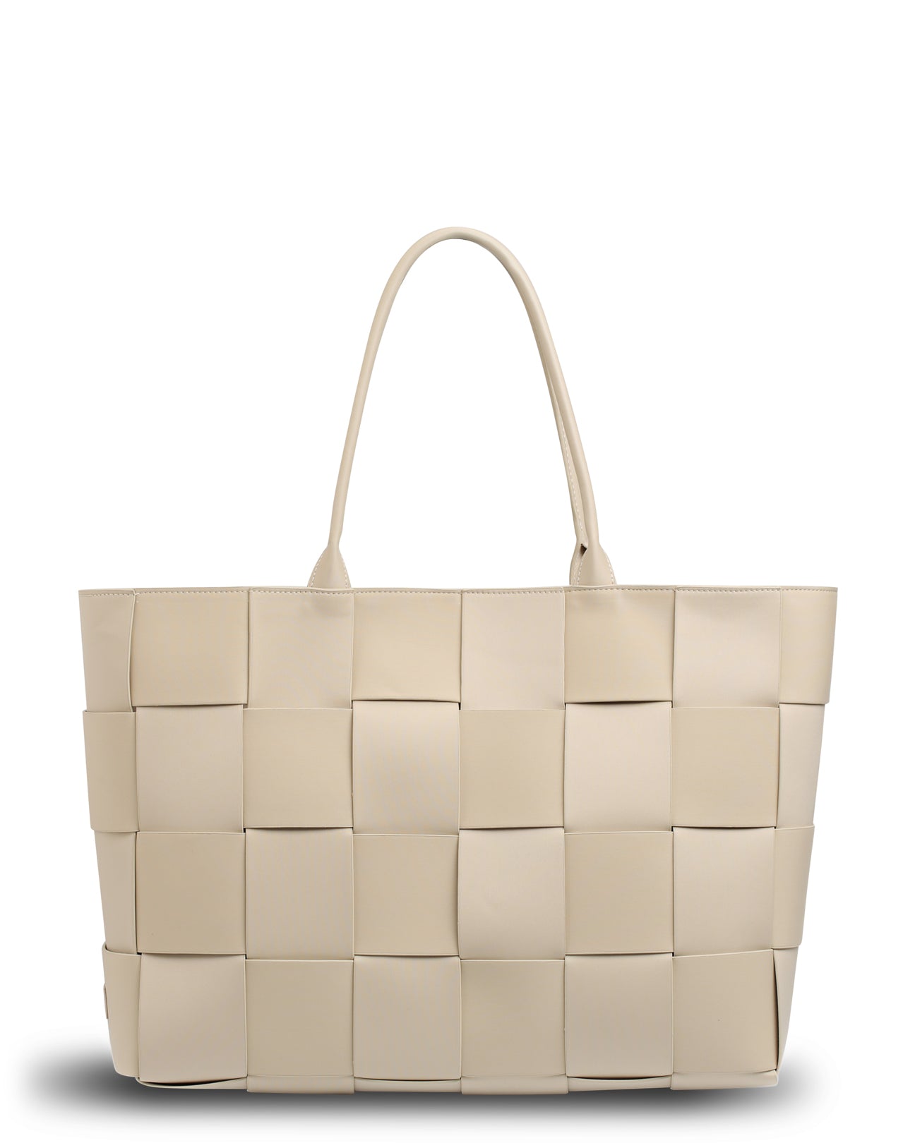 The Holiday Bag (BUFF BEIGE) Woven Neoprene Large Tote Bag