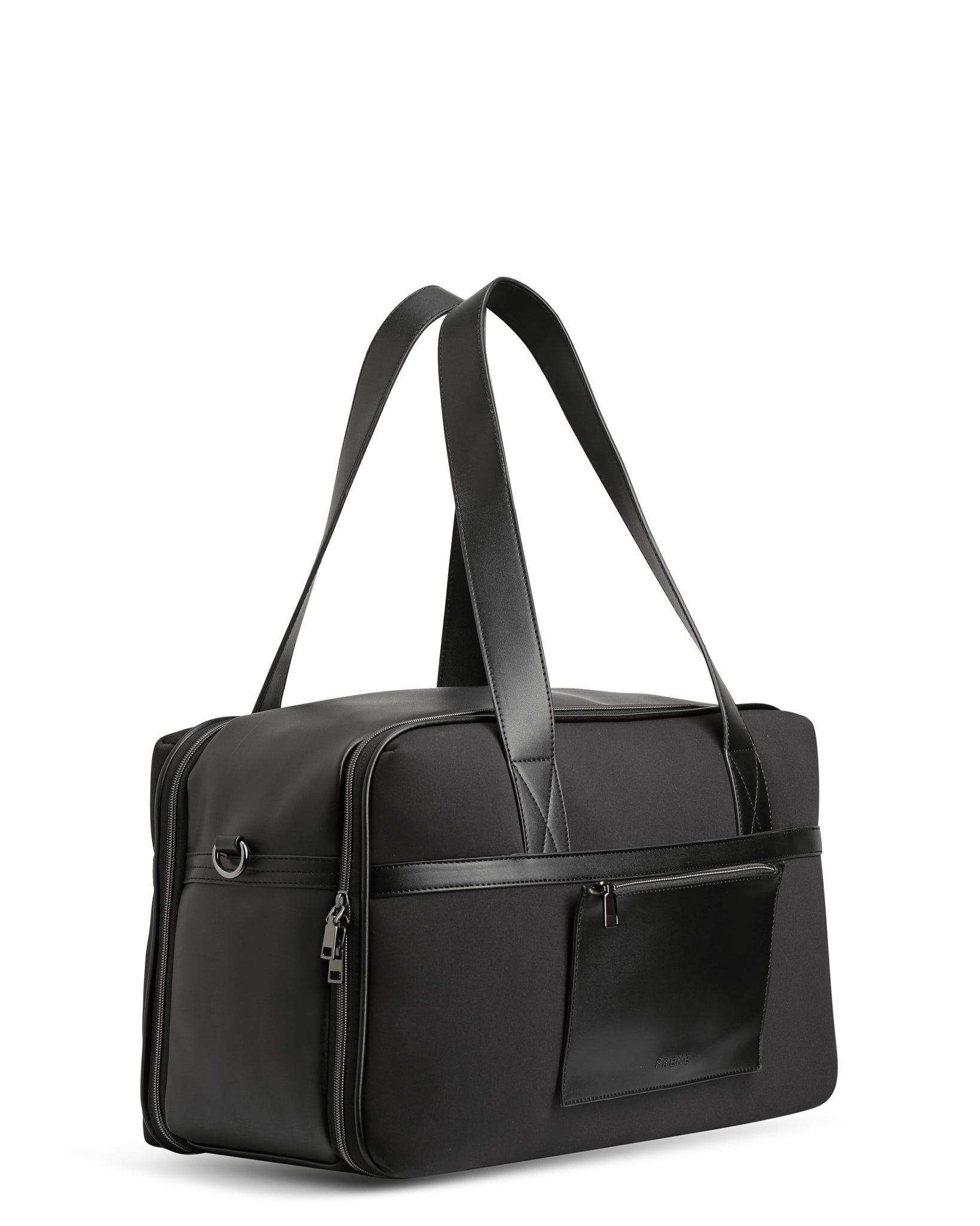 The Morris Bag (BLACK) Neoprene Weekender Bag