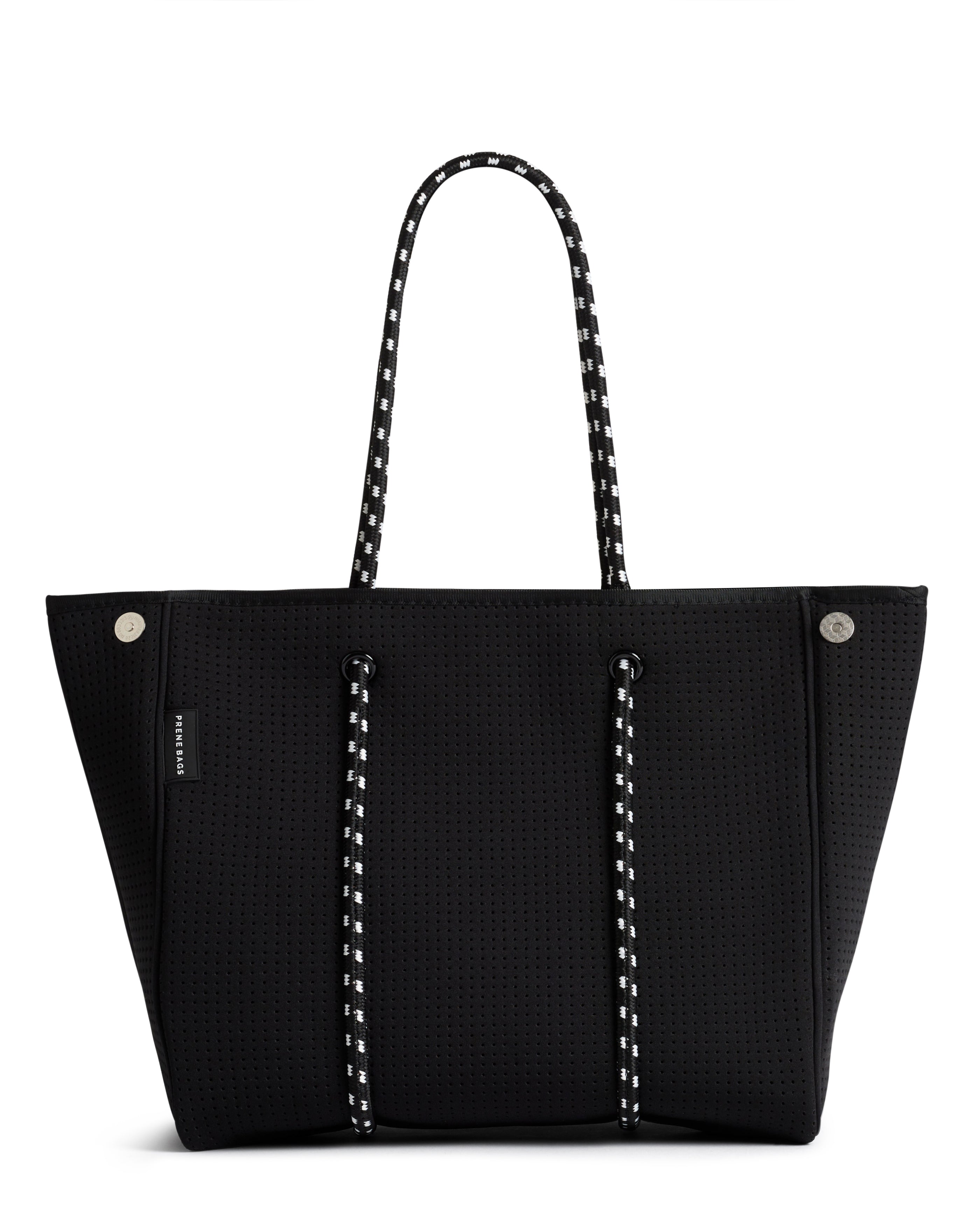 The Brighton Bag BLACK Neoprene Tote Bag Prene