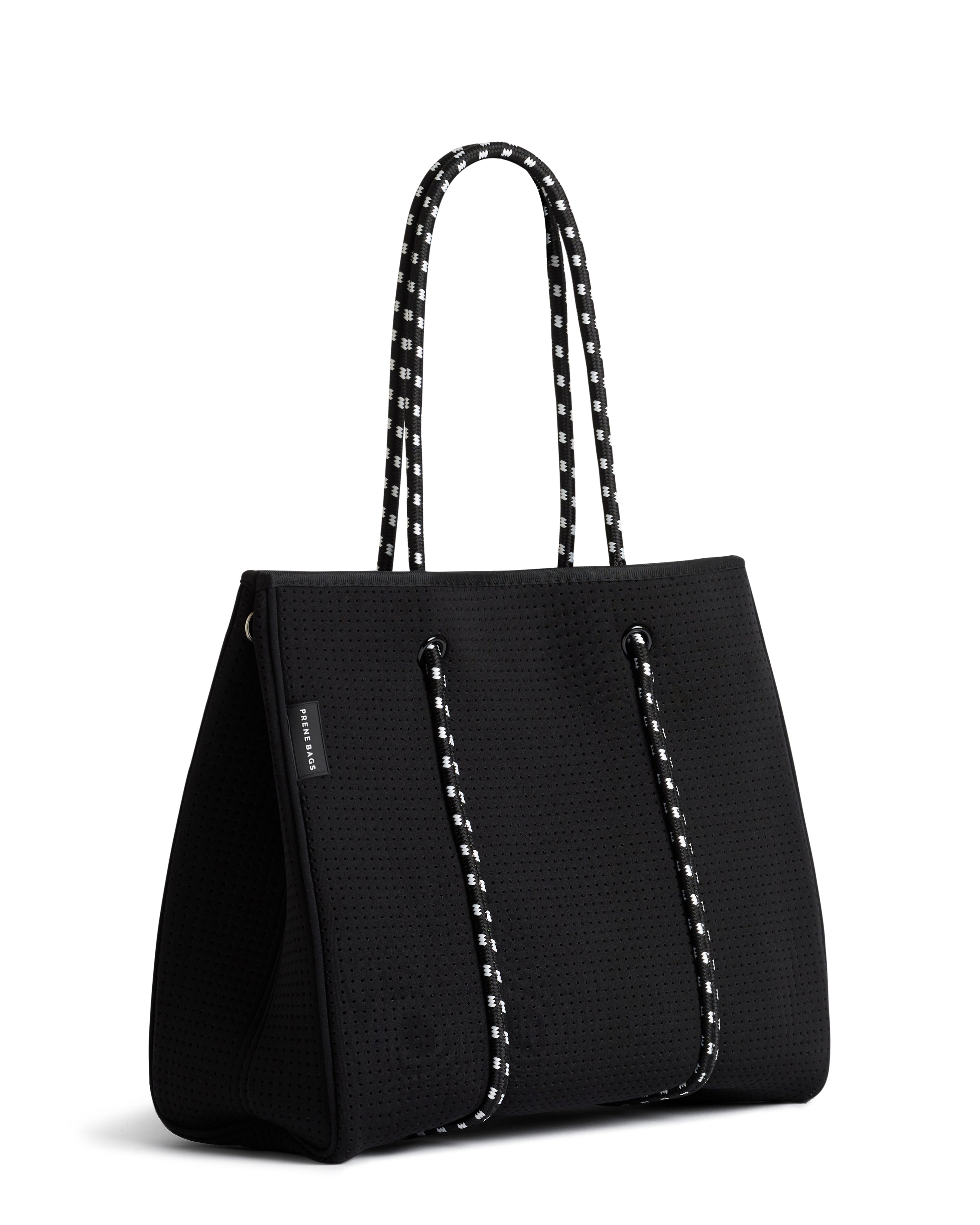 The Brighton Bag BLACK Neoprene Tote Bag